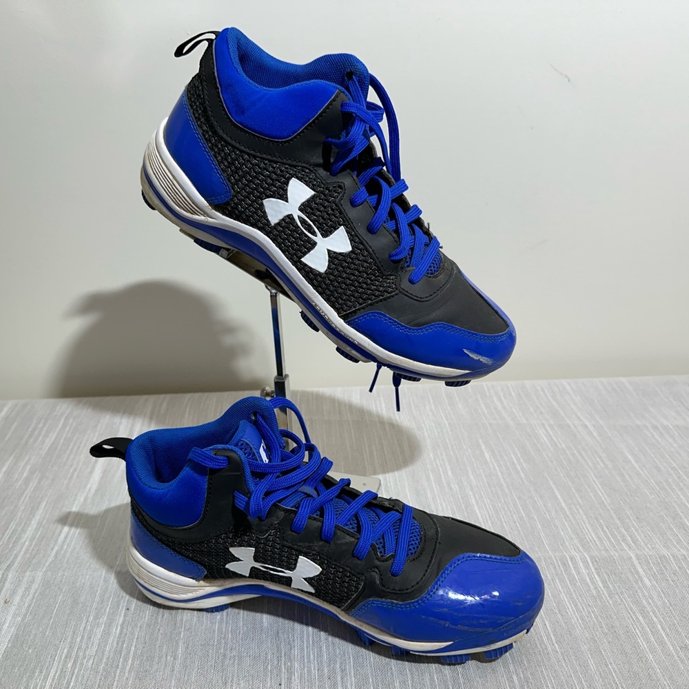 Under Armour MLB authentic high top baseball cleats, men's size 8.5